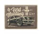 Legendarny Metalowy Plakat Ford Mustang The Boss 30x40cm
