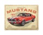 Metalowy Plakat 30x40 Ford Mustang GT Red 1967