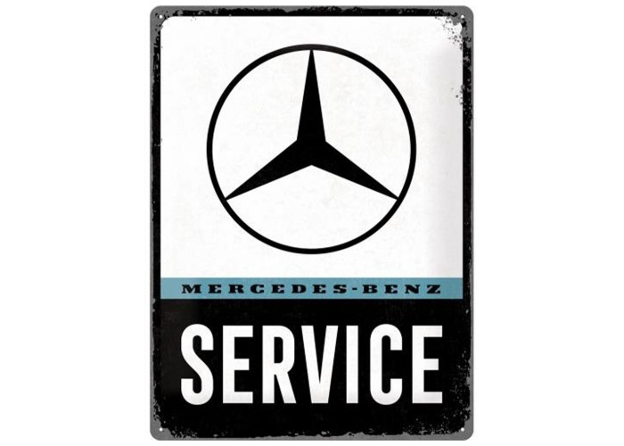 Plakat Metalowy Mercedes-Benz Service 30x40 cm