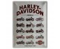 Metalowy Plakat 30x40 Harley-Davidson Chart