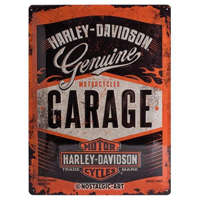 Metalowy Plakat 30x40cm Harley-Davidson G Harley-Davidson Garage