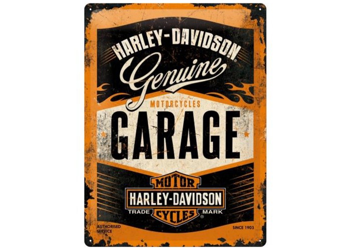 Metalowy Plakat 30x40cm Harley-Davidson G Harley-Davidson Garage