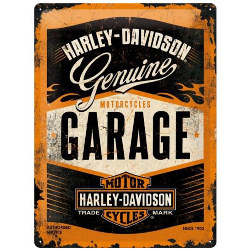 Metalowy Plakat 30x40cm Harley-Davidson G Harley-Davidson Garage