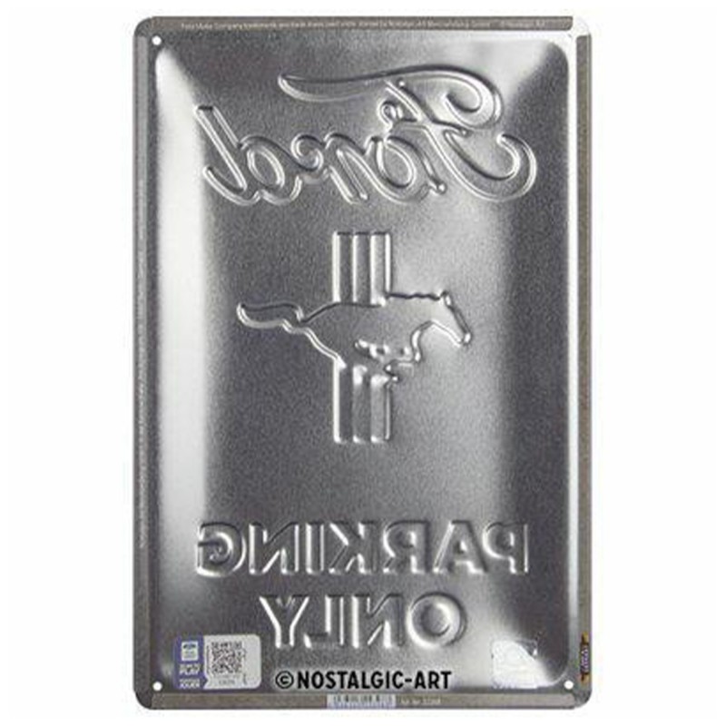 Metalowy Plakat 20x30 Ford Mustang Parking Only
