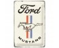 Metalowy Plakat Ford Mustang Horse & Stripes Logo 20x30 cm