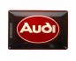 Nowy Wymiar Stylu z Metalowym Plakatem Audi Logo Red Shine 20x30 cm - Esencja Pasji na Twojej Ścianie!
