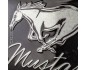 Niezwykły Plakat Metalowy 20x30 Ford Mustang - Horse Logo Black: Poczuj Moc Legendy w Swoim Wnętrzu!