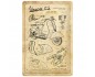 Metalowy Plakat 20x30 Vespa-Parts Sketch - Idealny Akcent do Każdego Wnętrza