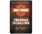 Kultowy Plakat Metalowy 20x30 Harley-Davidson Neon