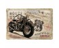 Metalowy Plakat 20x30 Route 66 Bike Map