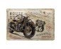 Metalowy Plakat 20x30 Route 66 Bike Map