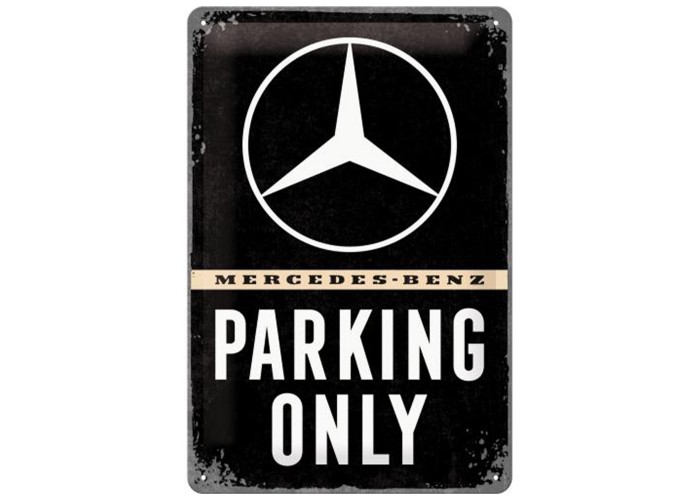 Wyjątkowy Plakat Metalowy 20x30 Mercedes-Benz - Kultowy Akcent dla Twojej Przestrzeni!