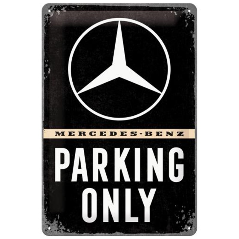 Wyjątkowy Plakat Metalowy 20x30 Mercedes-Benz - Kultowy Akcent dla Twojej Przestrzeni!