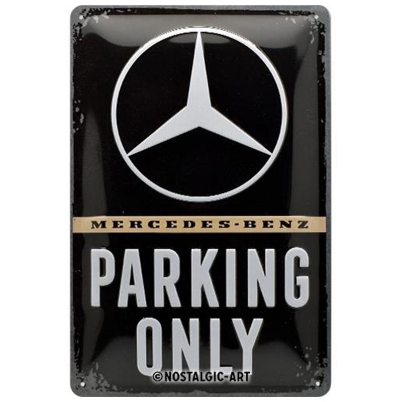 Wyjątkowy Plakat Metalowy 20x30 Mercedes-Benz - Kultowy Akcent dla Twojej Przestrzeni!