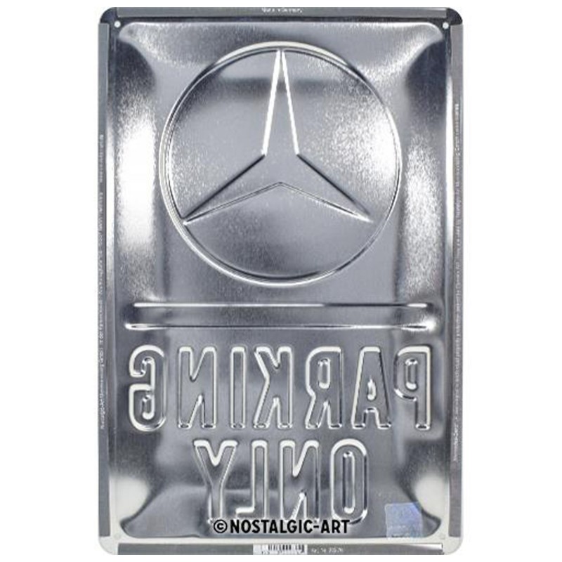 Wyjątkowy Plakat Metalowy 20x30 Mercedes-Benz - Kultowy Akcent dla Twojej Przestrzeni!