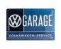 Klimat Retro z Metalowym Plakatem VW Garage 20x30 cm - Nowoczesna dekoracja