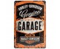 Metalowy Plakat 20x30 Harley-Davidson Garage - Esencja Wolności, Moc Dziedzictwa