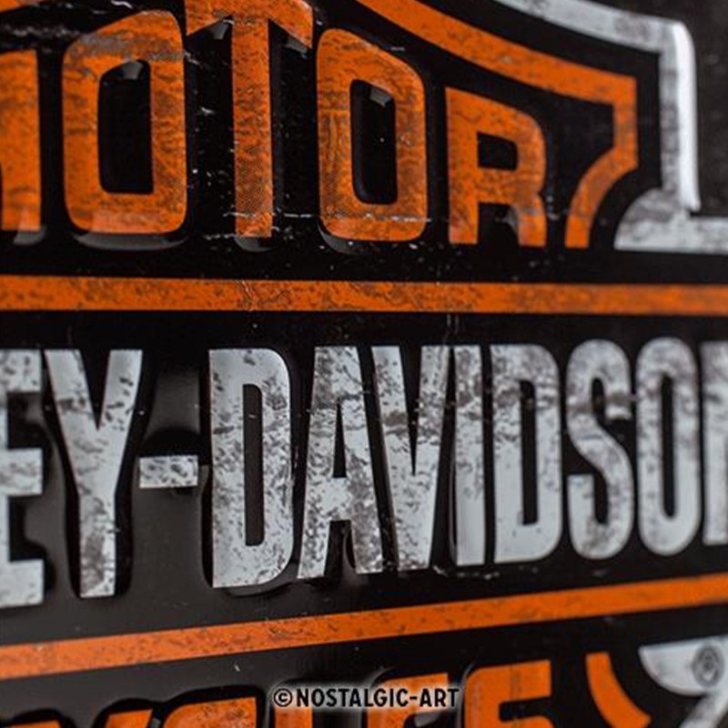 Metalowy Plakat Harley-Davidson Parking Only 20x30 cm - Must-Have dla Miłośników Legendarnych Motocykli!