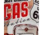 Stalowy Plakat 20x30cm Route 66 Gas Station