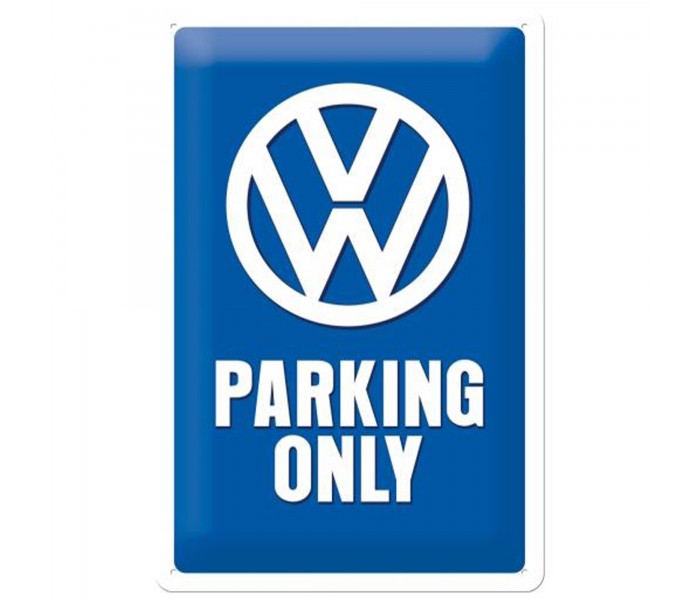 Plakat Metalowy 20x30 cm "VW Parking Only" - Odkryj Legendę i Przekształć Swoją Przestrzeń!
