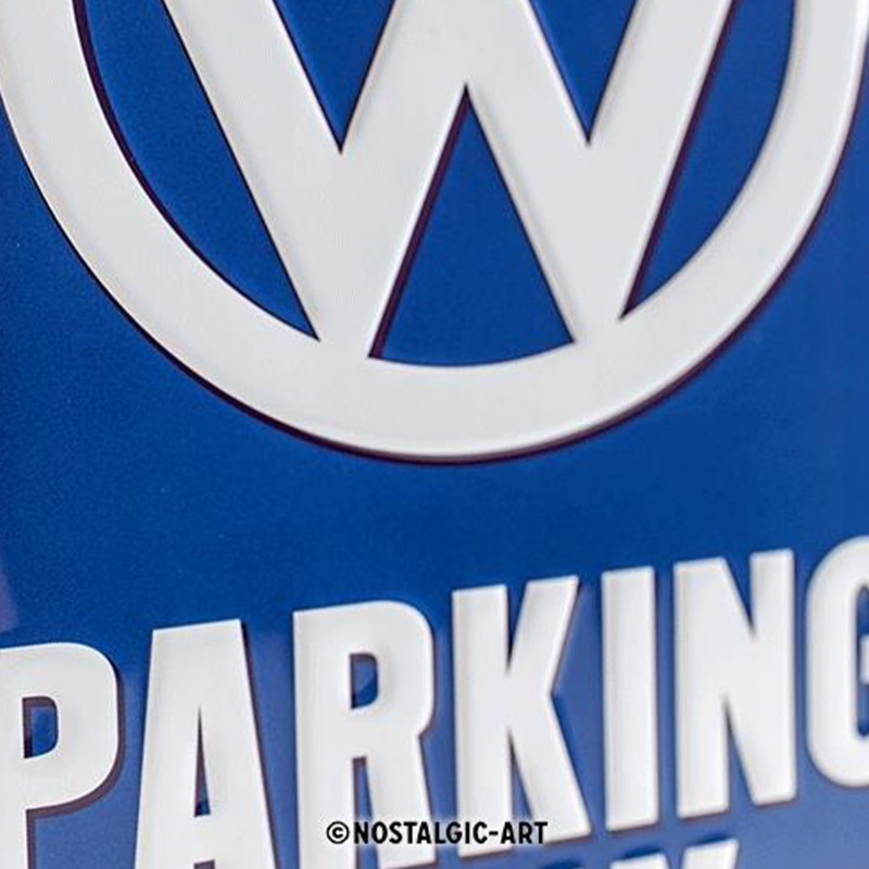 Plakat Metalowy 20x30 cm "VW Parking Only" - Odkryj Legendę i Przekształć Swoją Przestrzeń!