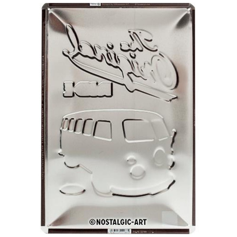 Metalowy Plakat VW Bulli "The Original Ride" 20x30 cm