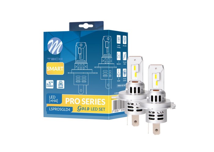 Zestaw LED M-TECH PRO SMART GOLD SERIES H4 - Plug&Play