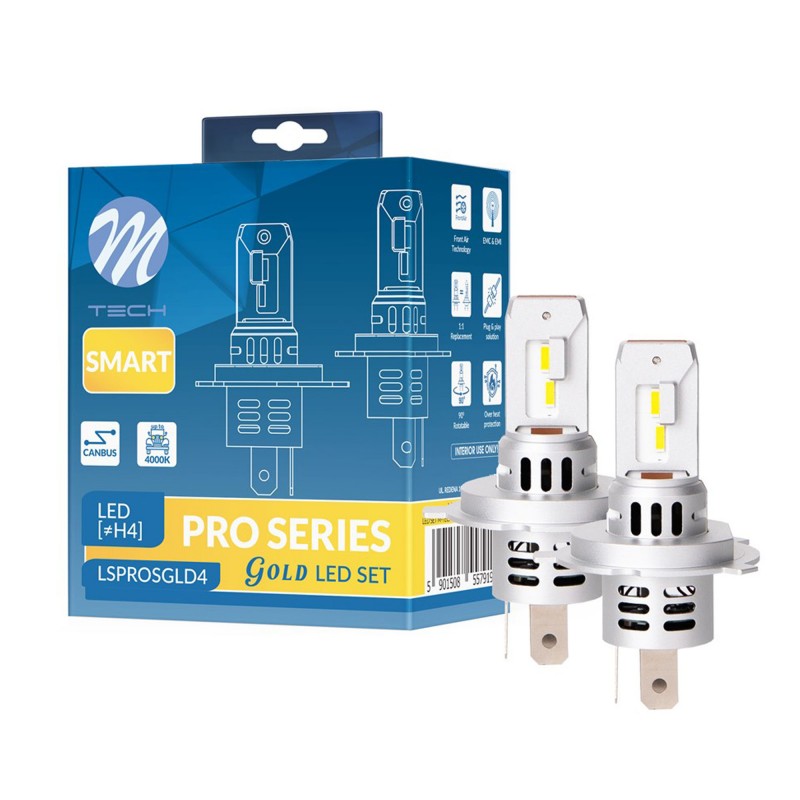 Zestaw LED M-TECH PRO SMART GOLD SERIES H4 - Plug&Play