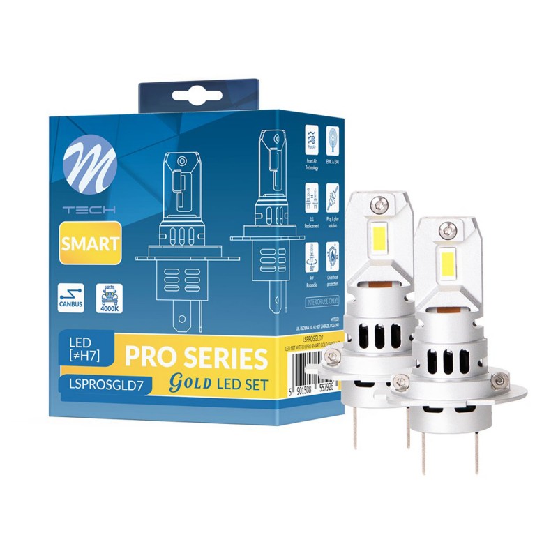 LED SET M-TECH PRO SMART GOLD SERIES H7