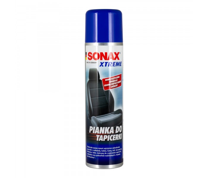 SONAX XTREME Pianka do tapicerki 400ml - Skuteczne Czyszczenie, Odświeżenie i Ochrona Wnętrza