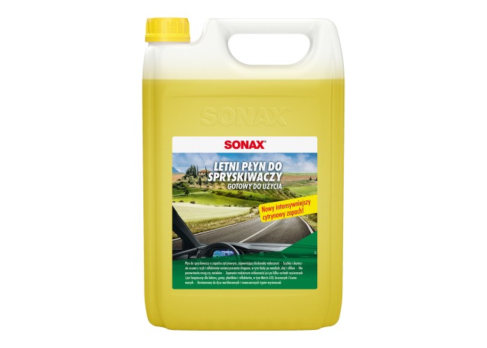 SONAX Letni Płyn do Spryskiwaczy Cytrynowy 4L