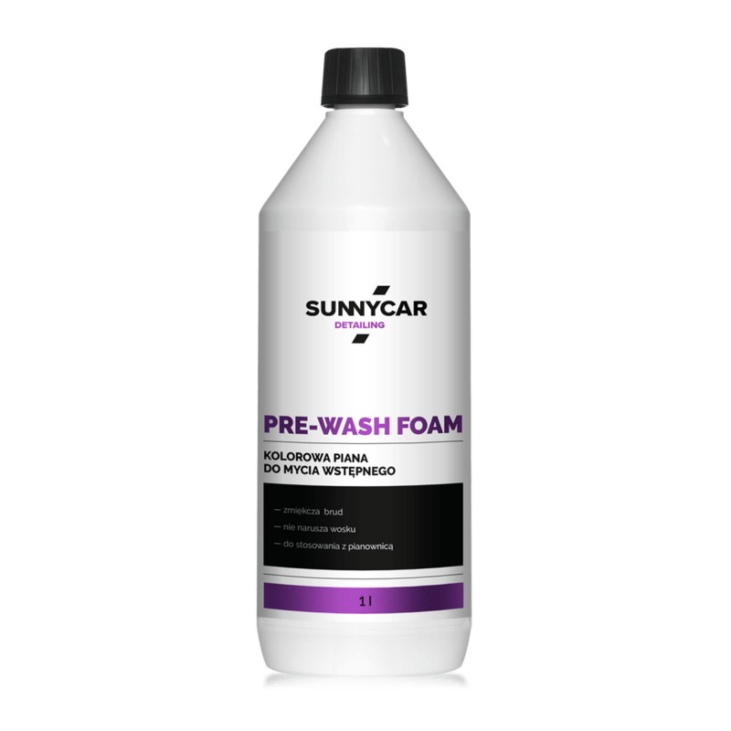 SunnyCar PRE-WASH Kolorowa Piana - Mycie wstępne -1000 ML