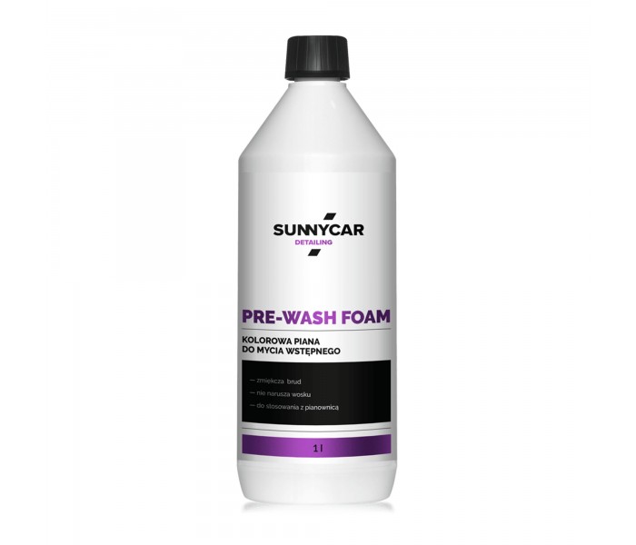 SunnyCar PRE-WASH Kolorowa Piana - Mycie wstępne -1000 ML