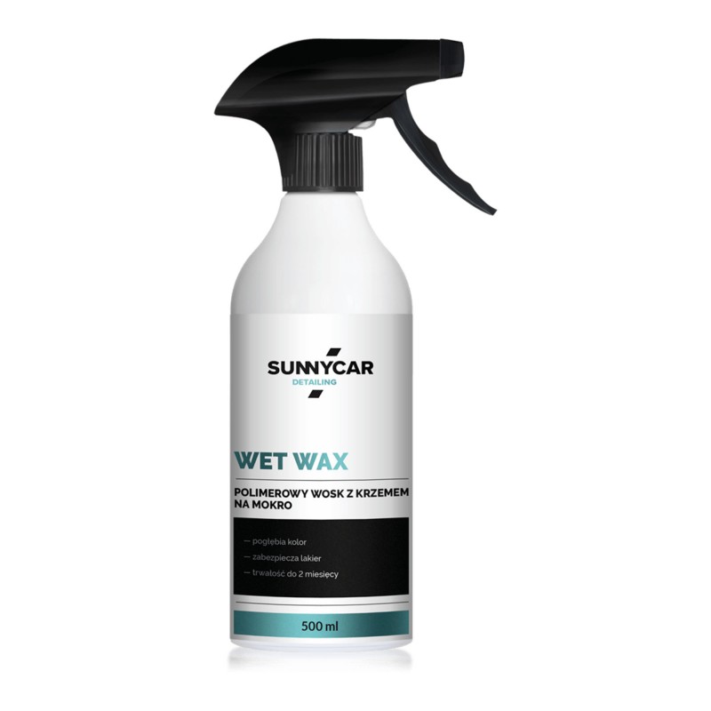 SunnyCar WET WAX 500ml - Wosk Polimerowy z Kwarcem na Mokro