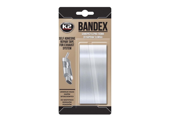 K2 BANDEX - Wysokotemperaturowa Taśma do Naprawy Tłumika