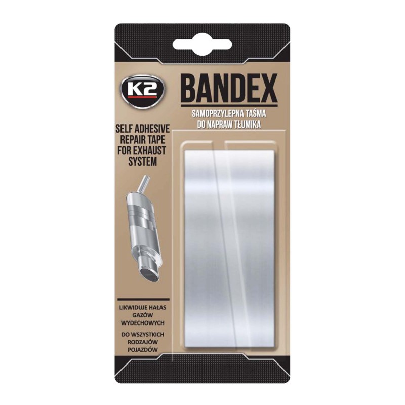 K2 BANDEX - Wysokotemperaturowy Bandaż do Naprawy Tłumika