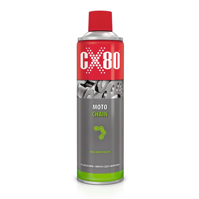 CX80 Moto Chain 500ml - Profesjonalna Ochrona Łańcucha na Cały Sezon!