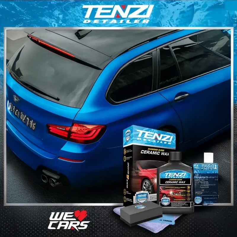 TENZI Wosk Ceramiczny 300ml Rewolucyjna Ochrona Lakieru - Długotrwały Blask i Niesamowita Hydrofobowość!