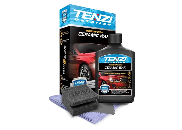 TENZI Wosk Ceramiczny 300ml Rewolucyjna Ochrona Lakieru - Długotrwały Blask i Niesamowita Hydrofobowość!