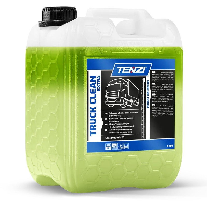 TENZI Truck Clean 5l Gigant Skuteczności - Dwufazowy Koncentrat do Ekstremalnych Zabrudzeń!