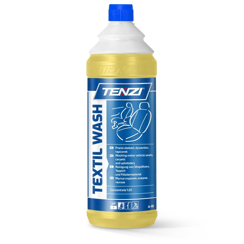 TENZI Textil Wash 1L Płyn do Prania Tapicerki i Dywanów - Skuteczne Czyszczenie i Ożywienie Kolorów!