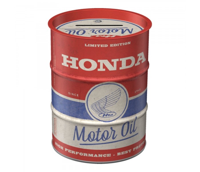 Odkryj Skarbonkę Beczka Honda Mc Motor Oil - Twój Klucz do Oszczędności w Stylu!