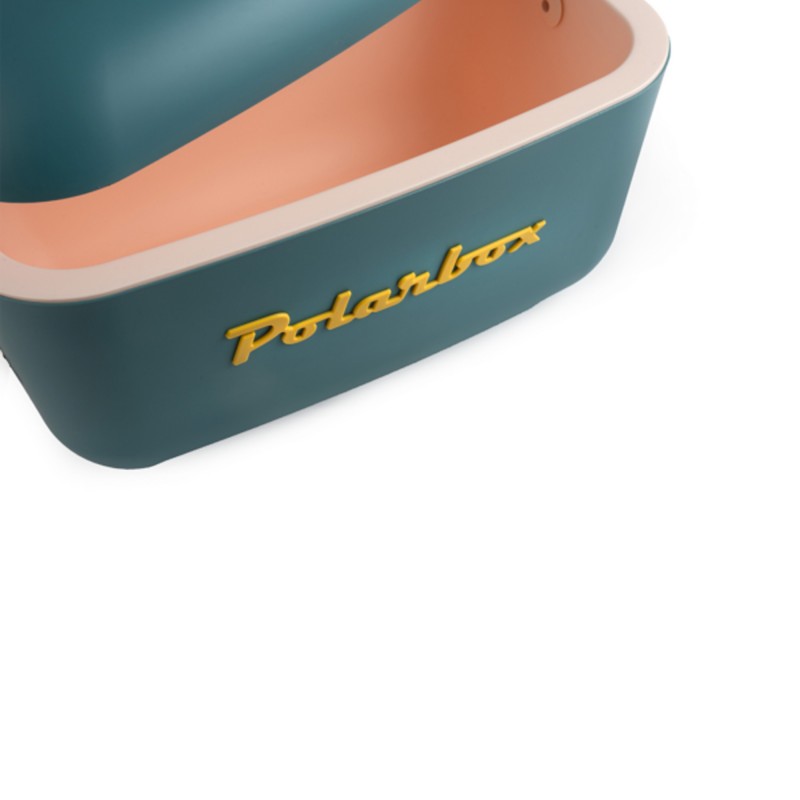 Polarbox Classic Morski: 20 Litrów - Stylowa Lodówka Turystyczna - Wyróżnij Się na Plaży