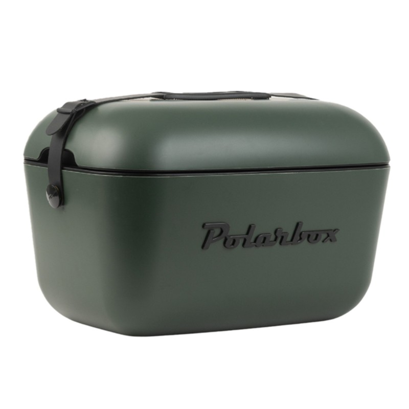 POLARBOX GOLD Green Forest 20L- Więcej Chłodu, Więcej Stylu! Lodówka Turystyczna Retro