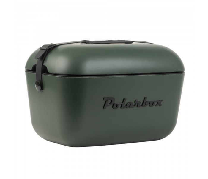POLARBOX GOLD Green Forest 20L- Więcej Chłodu, Więcej Stylu! Lodówka Turystyczna Retro