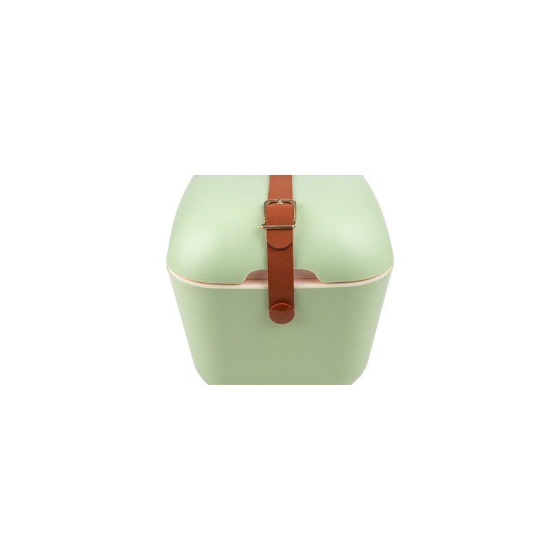 POLARBOX GOLD Green Forest 20L- Więcej Chłodu, Więcej Stylu! Lodówka Turystyczna Retro