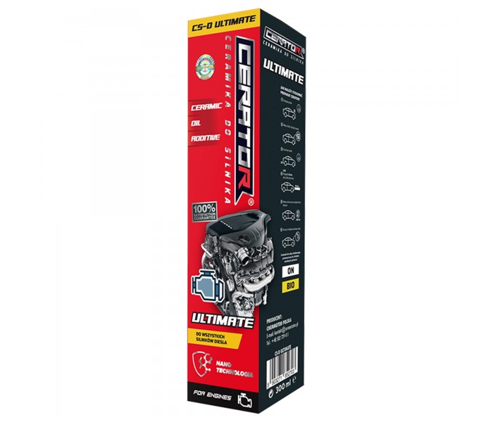 CERAMIZATOR CS-D ULTIMATE: Odblokuj Potencjał Diesla! 3w1: Regeneracja, Redukcja Tarcia, Ochrona na 120 000 km!