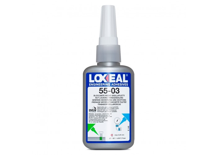 LOXEAL 55-03 - 50ml Klej do gwintów średniodemontowalny
