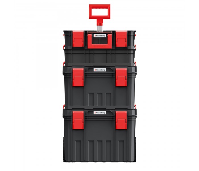 Kistenberg Modular Solution 6w1 KMSS553595S: Kompletna Stacja Robocza - Zestaw Skrzyń i Organizerów