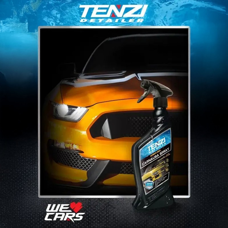 TENZI DETAILER CARNAUBA SPRAY 0,6L - Błyskawiczny Połysk! Wosk Carnauba w Sprayu